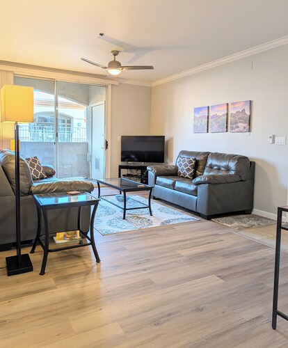 Ground floor, Pool, Spa & Fitness Room - 1Bd/1Ba condo.  Covered parking spot