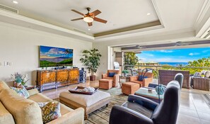 Smart TV, DVD player - A 5-Star Estate, Large Groups, Luxury Living (Kihei)