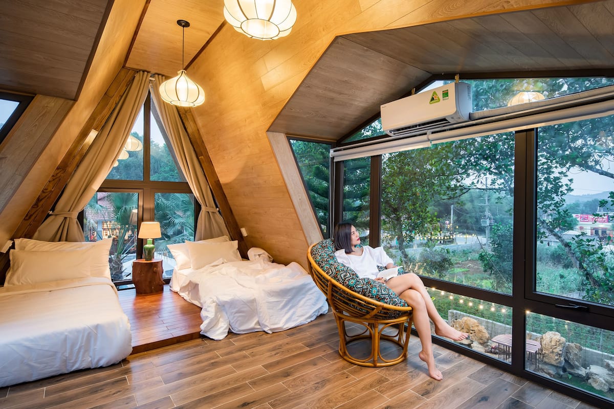 luxury duplex | 1 bedroom, minibar, in-room safe, desk