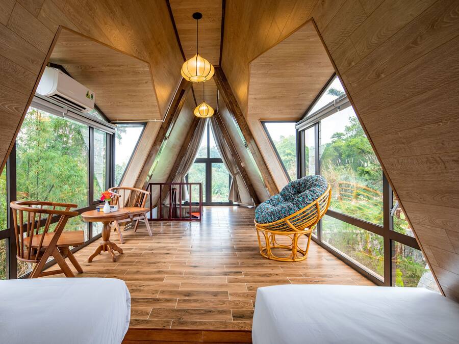 Appartement Duplex Luxe | Minibar, coffres-forts dans les chambres, bureau, rideaux occultants