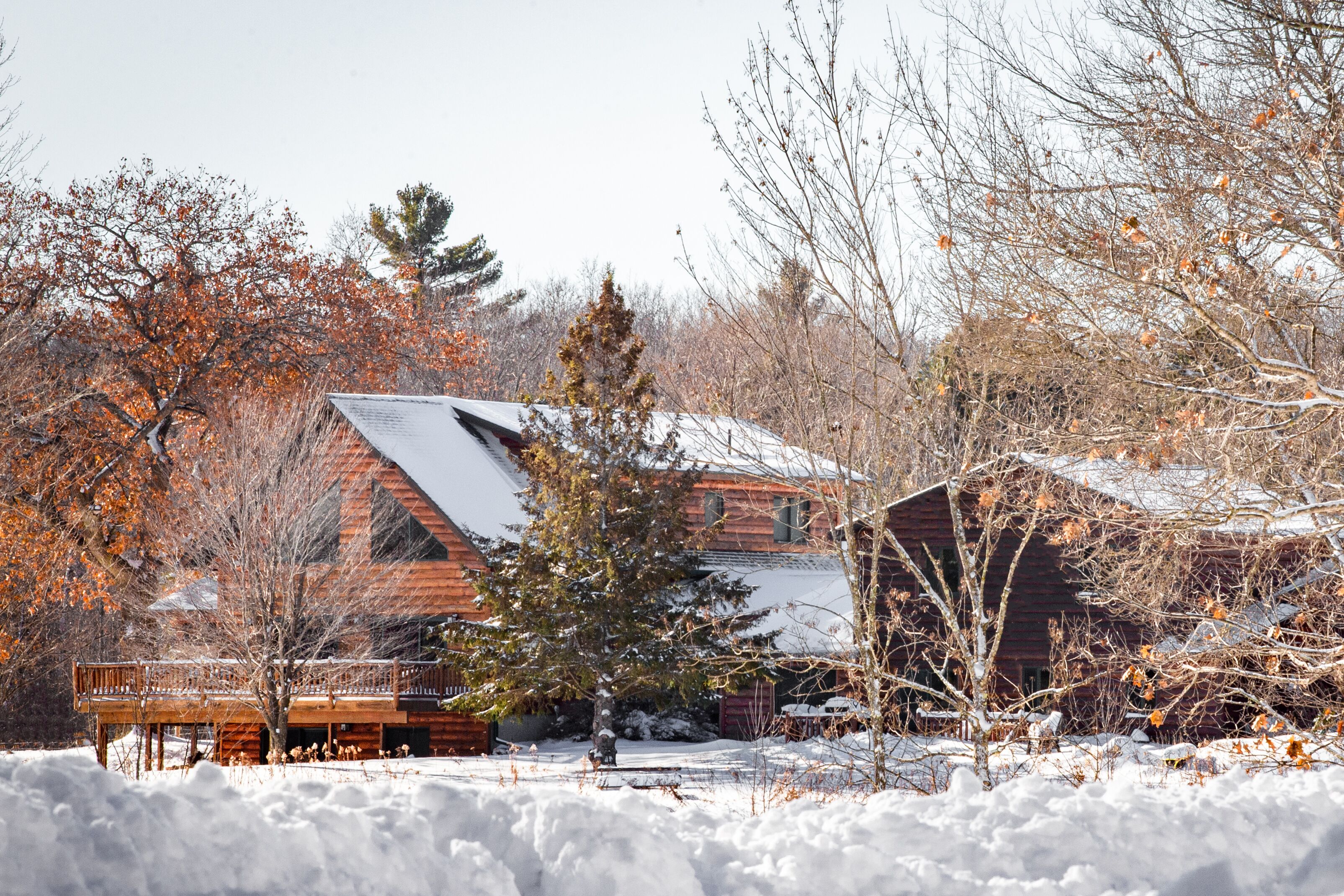 Beautiful Northwoods Lodge Nestled in a Private Whitetail Deer Preserve