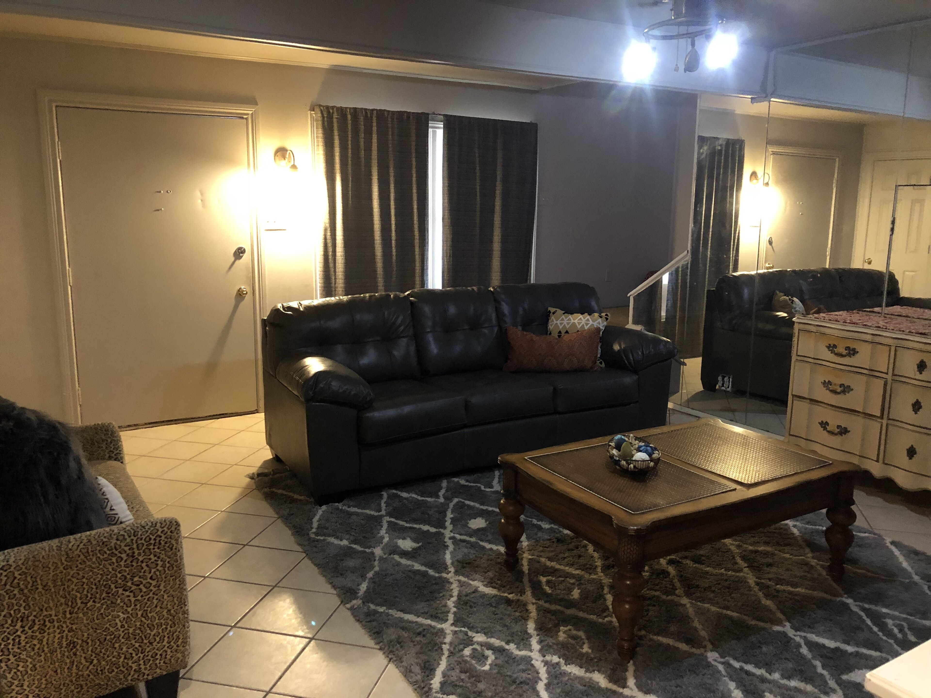 No more “wine”ing we got you covered! Private Apt. Central Ac, Fully furnished