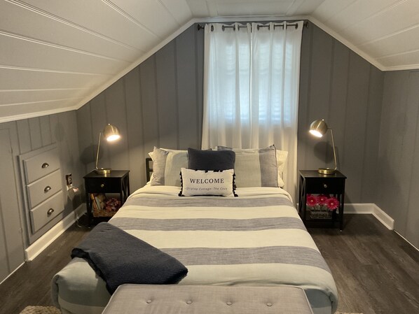 1 habitación, tabla de planchar con plancha, wifi gratis y ropa de cama 