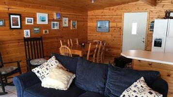 Fernseher, DVD-Player, Bücher, Videothek