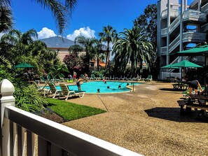 Una piscina riscaldata