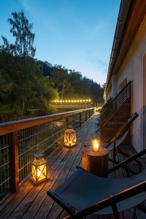 Comfort Double Room, Terrace | Premium bedding, in-room safe, desk, laptop workspace