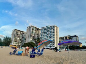 Accommodatie ligt op het strand