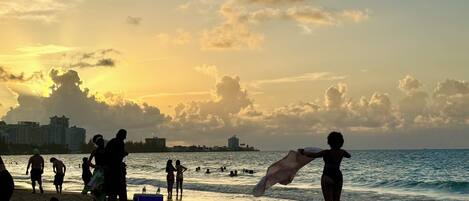 Sur la plage