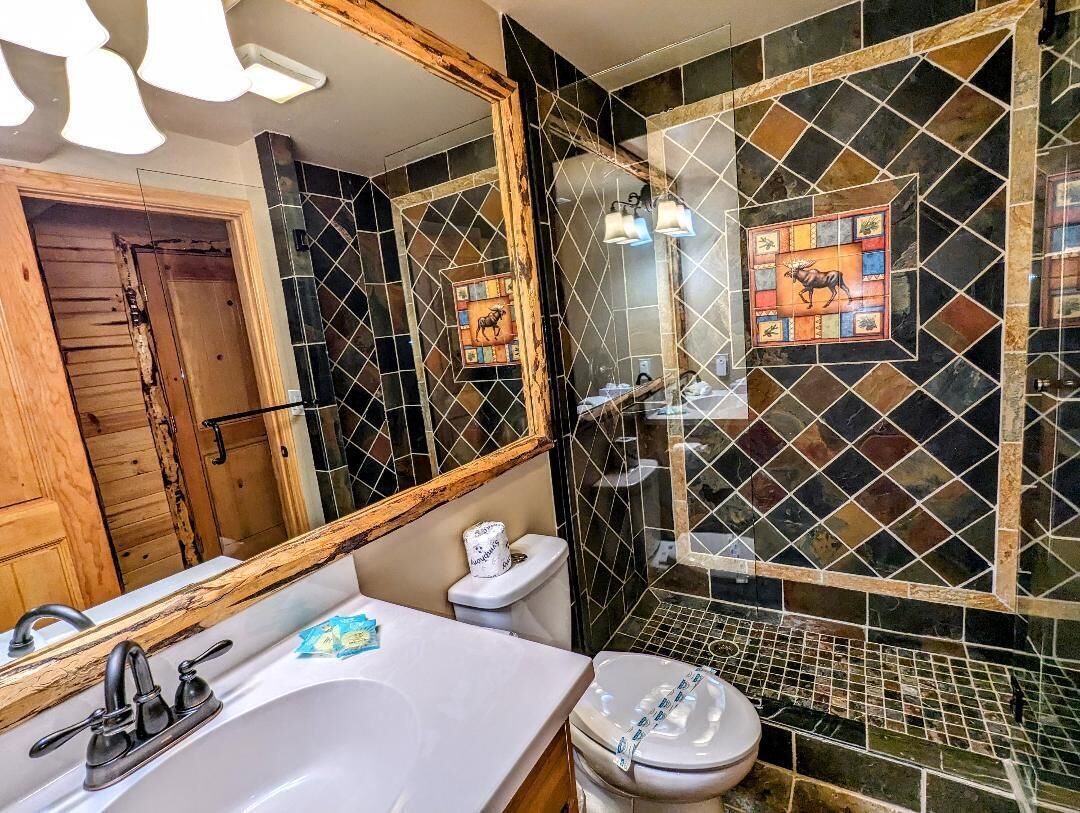 Douche, serviettes fournies