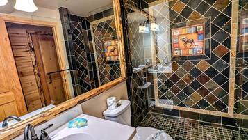 Shower, towels