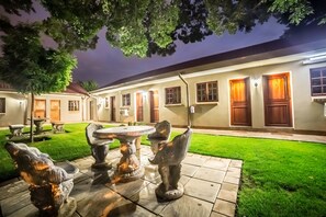 A szálláshely külső területei