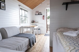 Premium bedding, down comforters, individually decorated