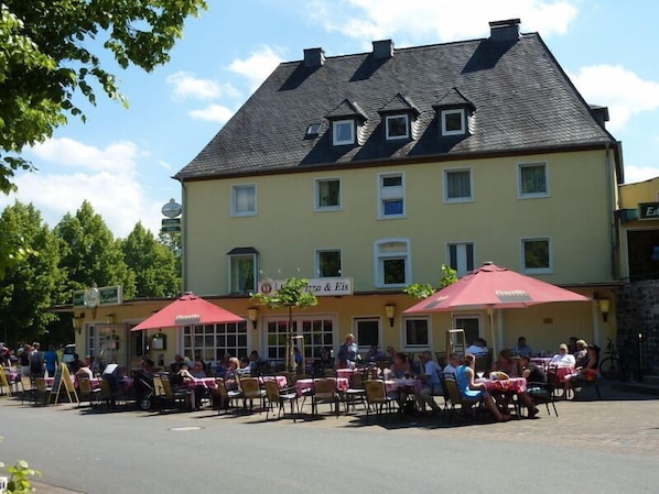 Façade de l’hébergement