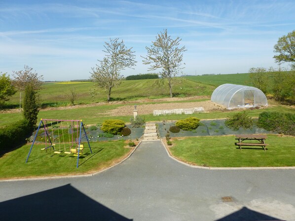 Uitzicht vanuit accommodatie