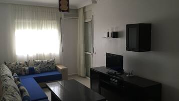 Apartment, 2 Bedrooms, Garden View | Living area | 37-inch plasma TV with satellite channels, TV