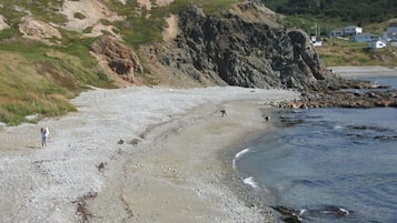 En la playa 