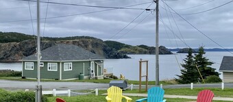 Historic Saltbox House overlooking  the ocean.