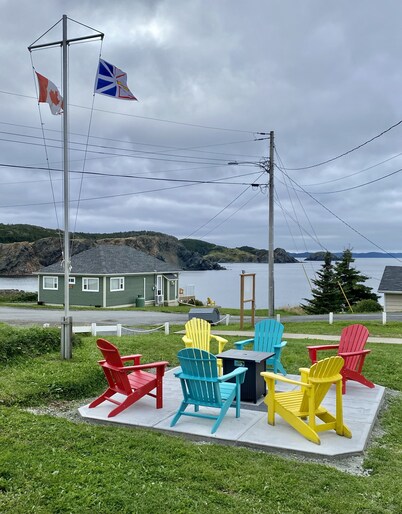 Historic Saltbox House overlooking  the ocean.