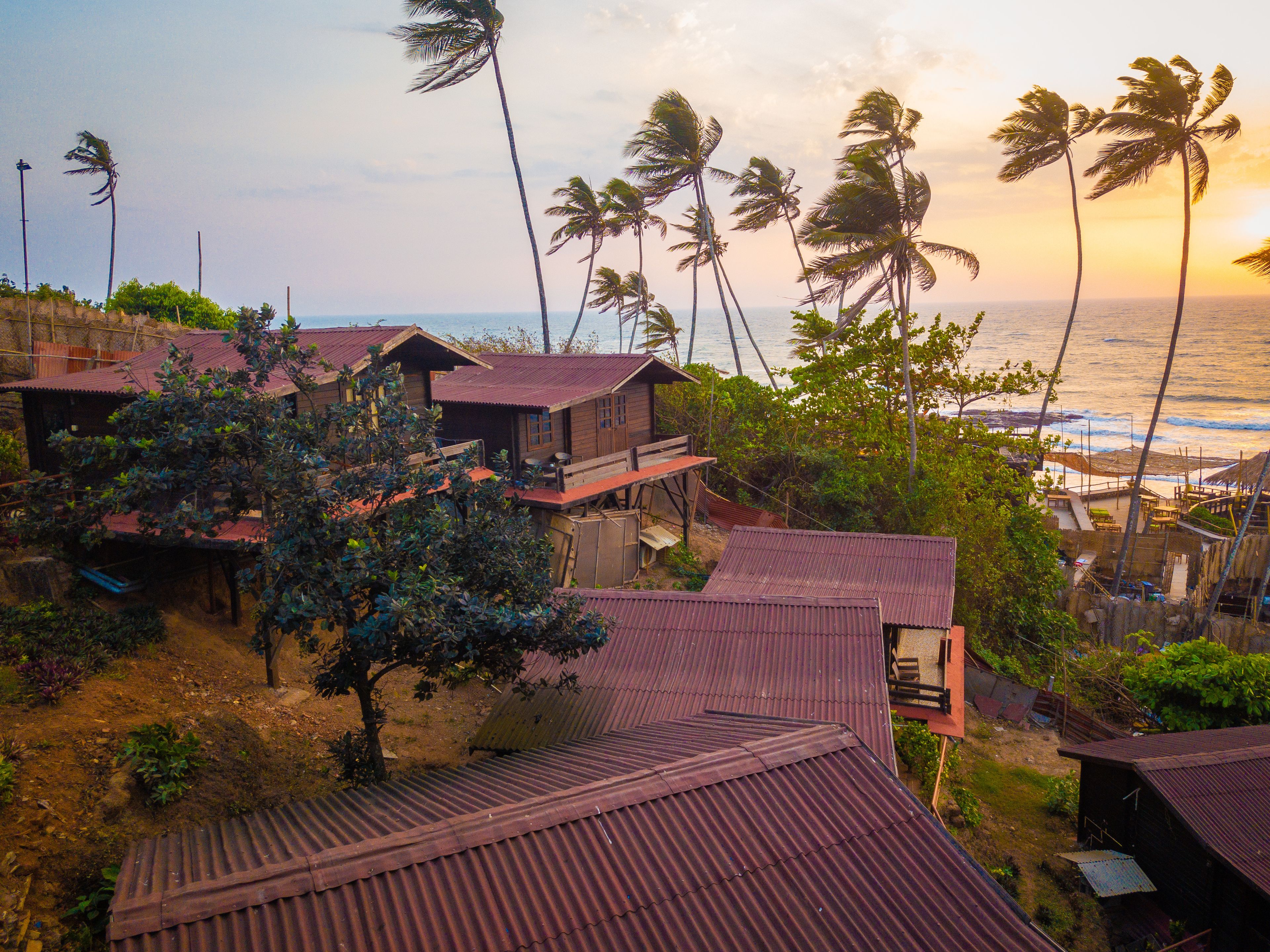 Alpehytte – standard, 1 queensize-seng, ikke-røyk, strandutsikt | Minibar, safe på rommet og blendingsgardiner