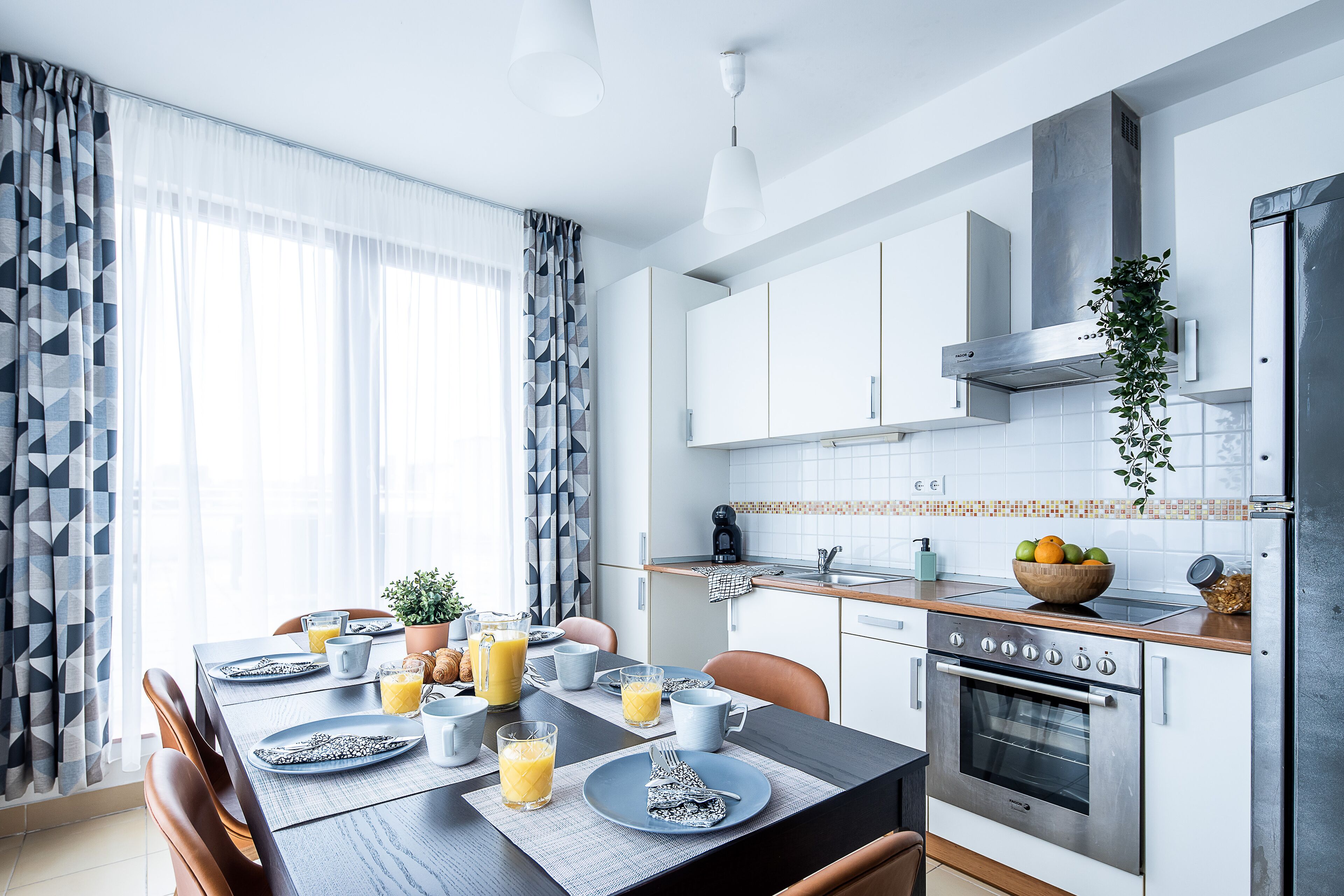Superior Apartment, 2 Bedrooms | Private kitchen | Coffee/tea maker, fridge, stovetop, electric kettle