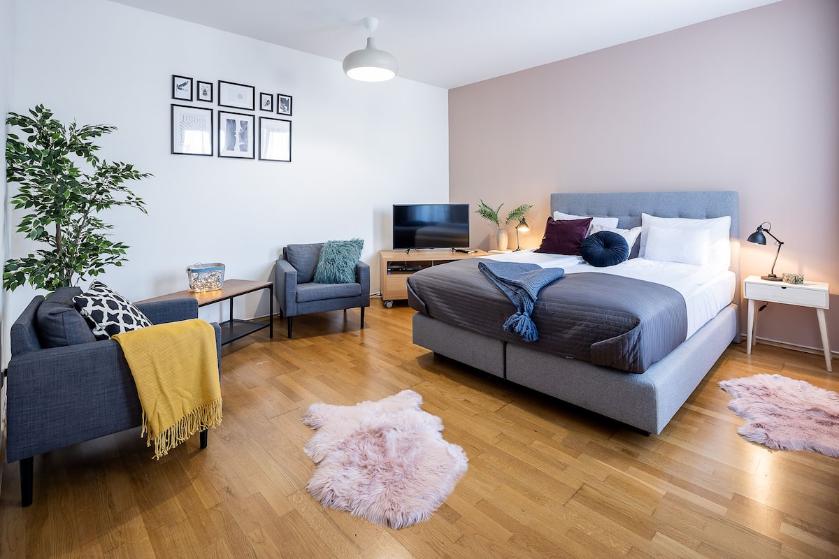 2 Schlafzimmer, Bügeleisen/Bügelbrett, kostenloses WLAN, Bettwäsche