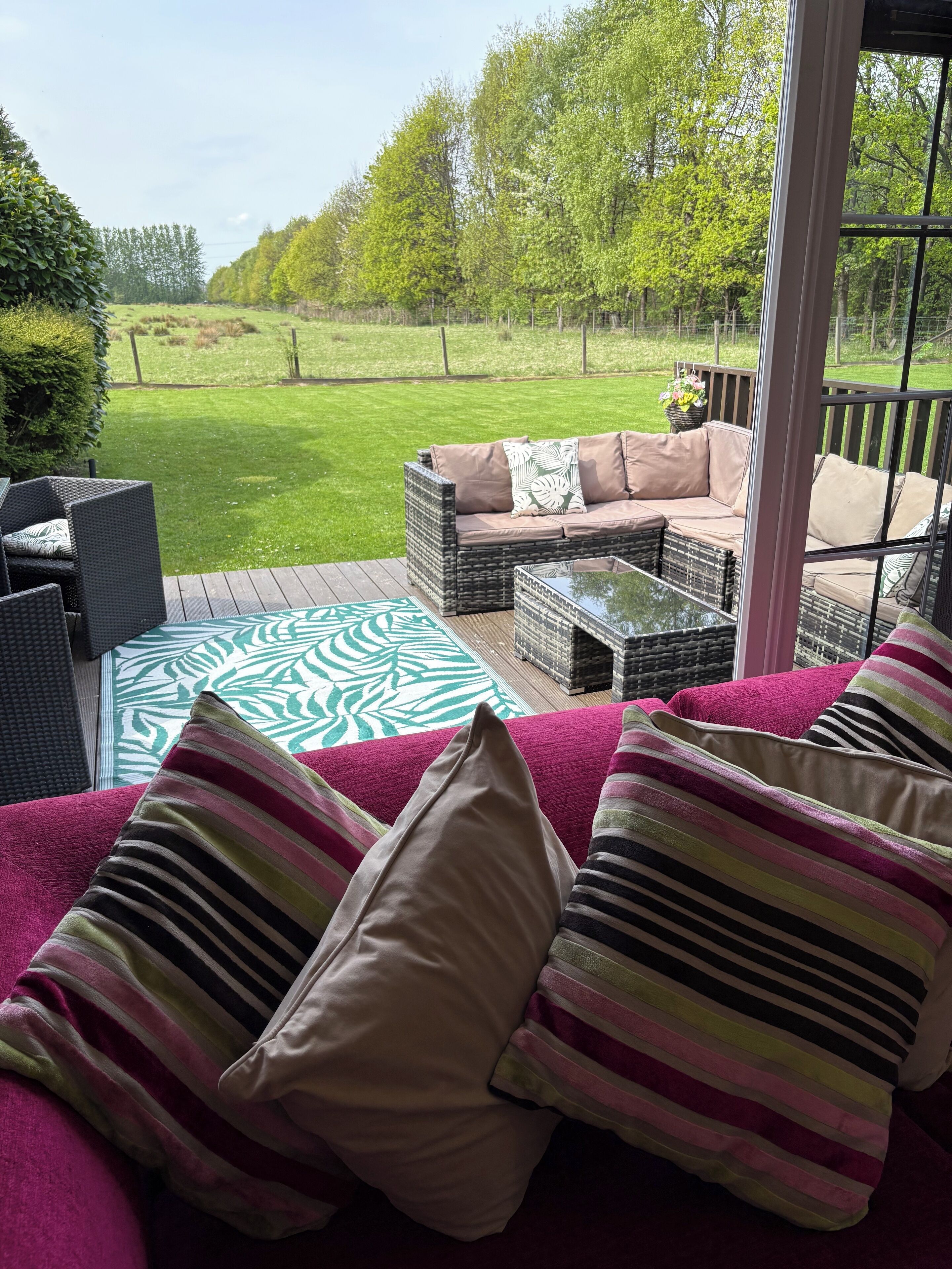 Deluxe Chalet, 4 Bedrooms, Non Smoking, Hot Tub (The Party Lodge) | Terrace/patio