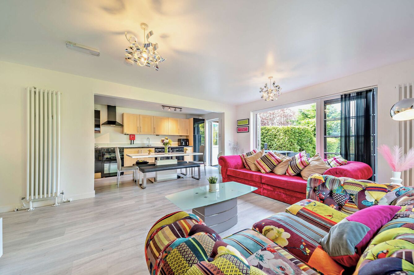 Nhà gỗ Deluxe, 4 phòng ngủ, không hút thuốc, bồn tắm nước nóng (The Party Lodge) | Bếp riêng | Tủ lạnh, lò vi sóng, lò nướng, bếp nấu 