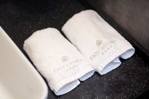 Slippers, towels - East Astana Hotel (Astana)