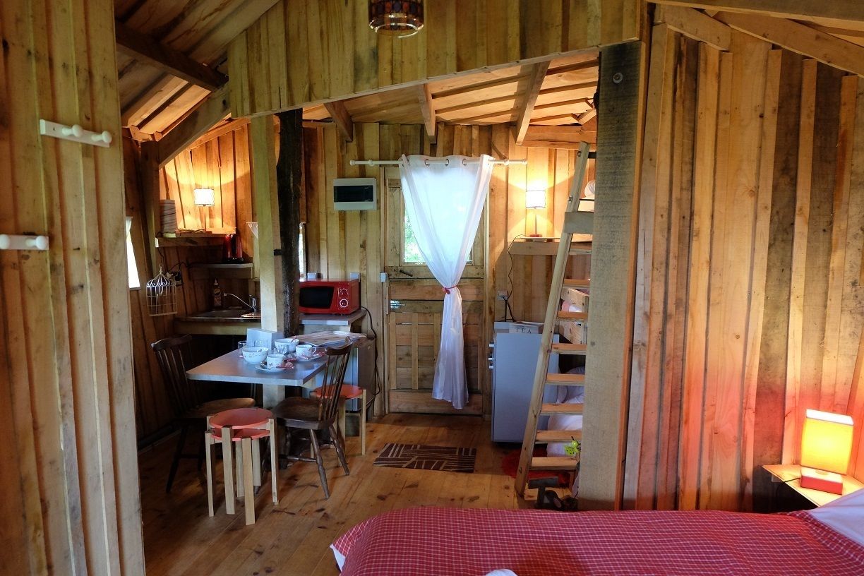 Tree House, terrasse | Coin séjour