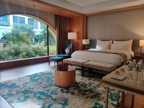 Executive Single Room, 1 King Bed, Courtyard View | Premium bedding, down comforters, memory foam beds, minibar - Belvedere Golf & Country Club (Gandhinagar)