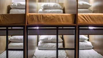 Bed in 8-Bed Shared Dormitory | In-room safe, blackout curtains, soundproofing, free WiFi