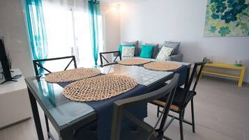 Apartment, 1 Bedroom, Garden View | 1 bedroom, iron/ironing board, cribs/infant beds, free WiFi