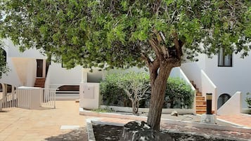 Apartamento, 1 habitación, vistas al jardín | Zona de estar | Una televisión de pantalla plana, juguetes