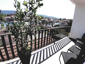 Deluxe Quadruple Room, Balcony, Sea View | View from room