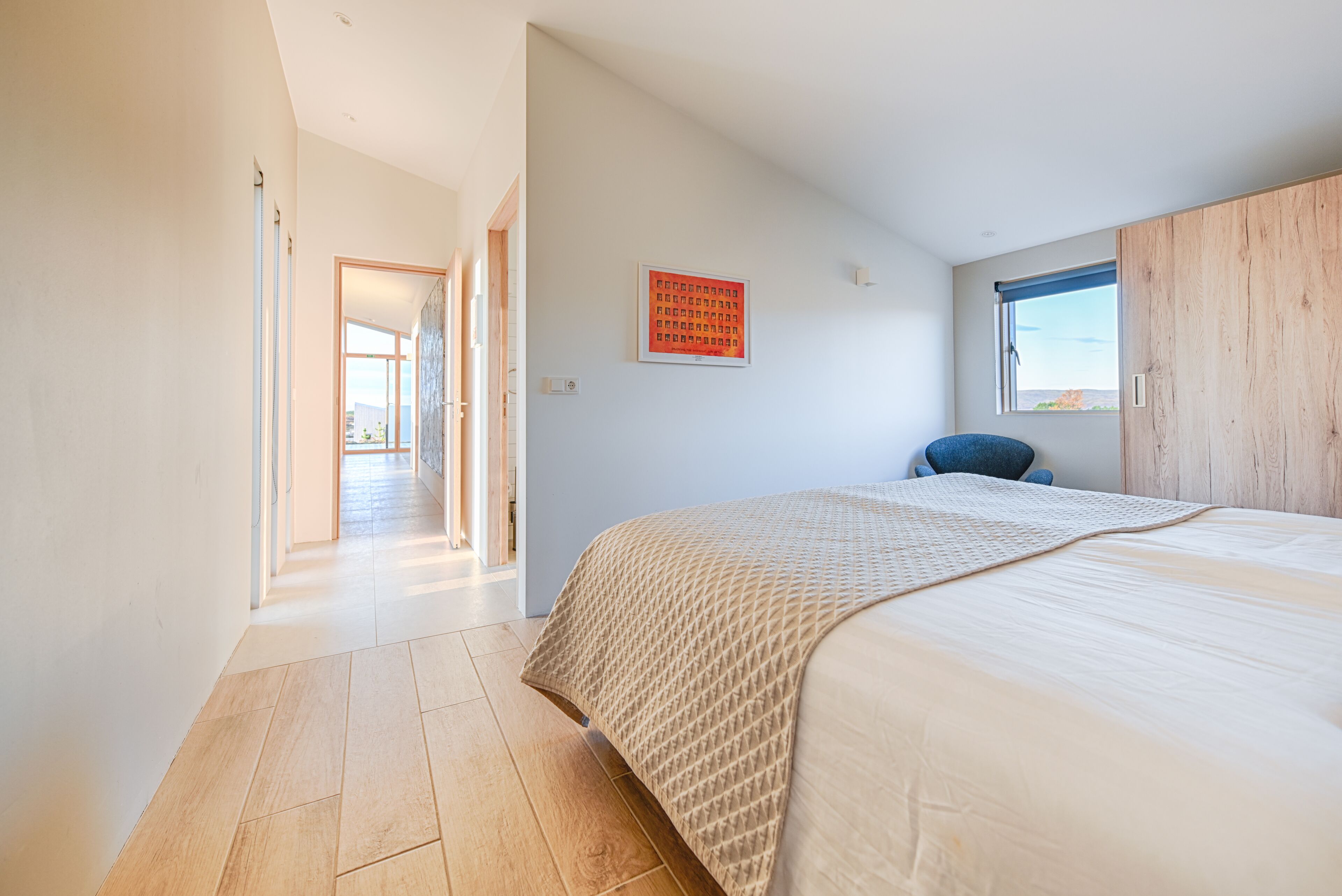 Blackout curtains, soundproofing, free WiFi, bed sheets