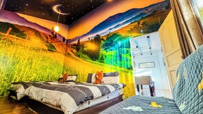 Habitación cuádruple clásica, para no fumadores | Insonorización, wifi gratis y ropa de cama