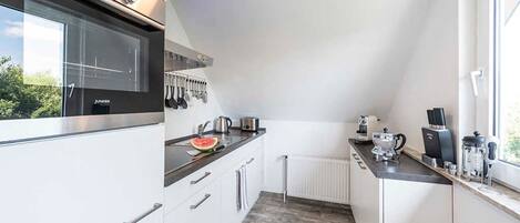 Fridge, oven, dishwasher, electric kettle
