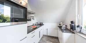 Fridge, oven, dishwasher, electric kettle