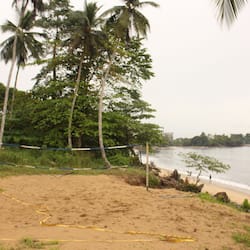 On the beach