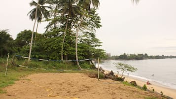 On the beach
