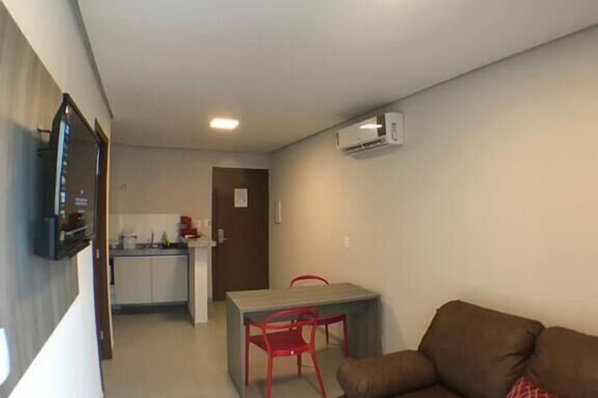 family studio, 1 queen bed with sofa bed, non smoking (flat) | living room