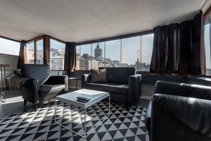 Panoramic Penthouse, City View | Living area - HAUS  Galata (Istanbul)