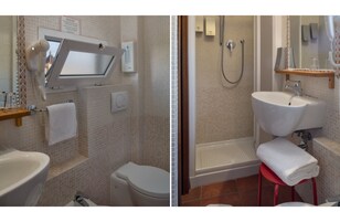 Chambre Simple | Salle de bain | Articles de toilette gratuits, sèche-cheveux, serviettes fournies