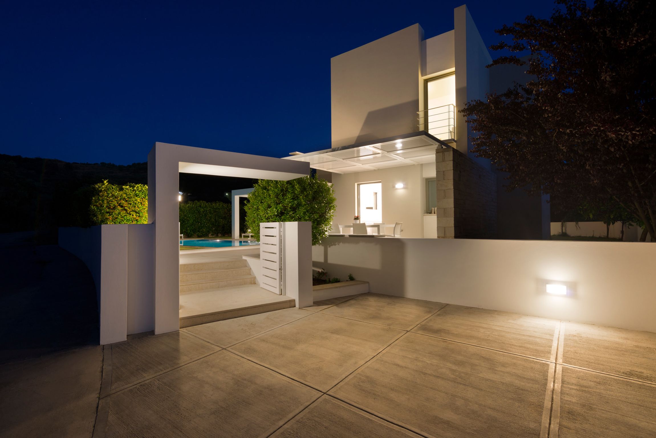 Fachada del alojamiento - Noche
