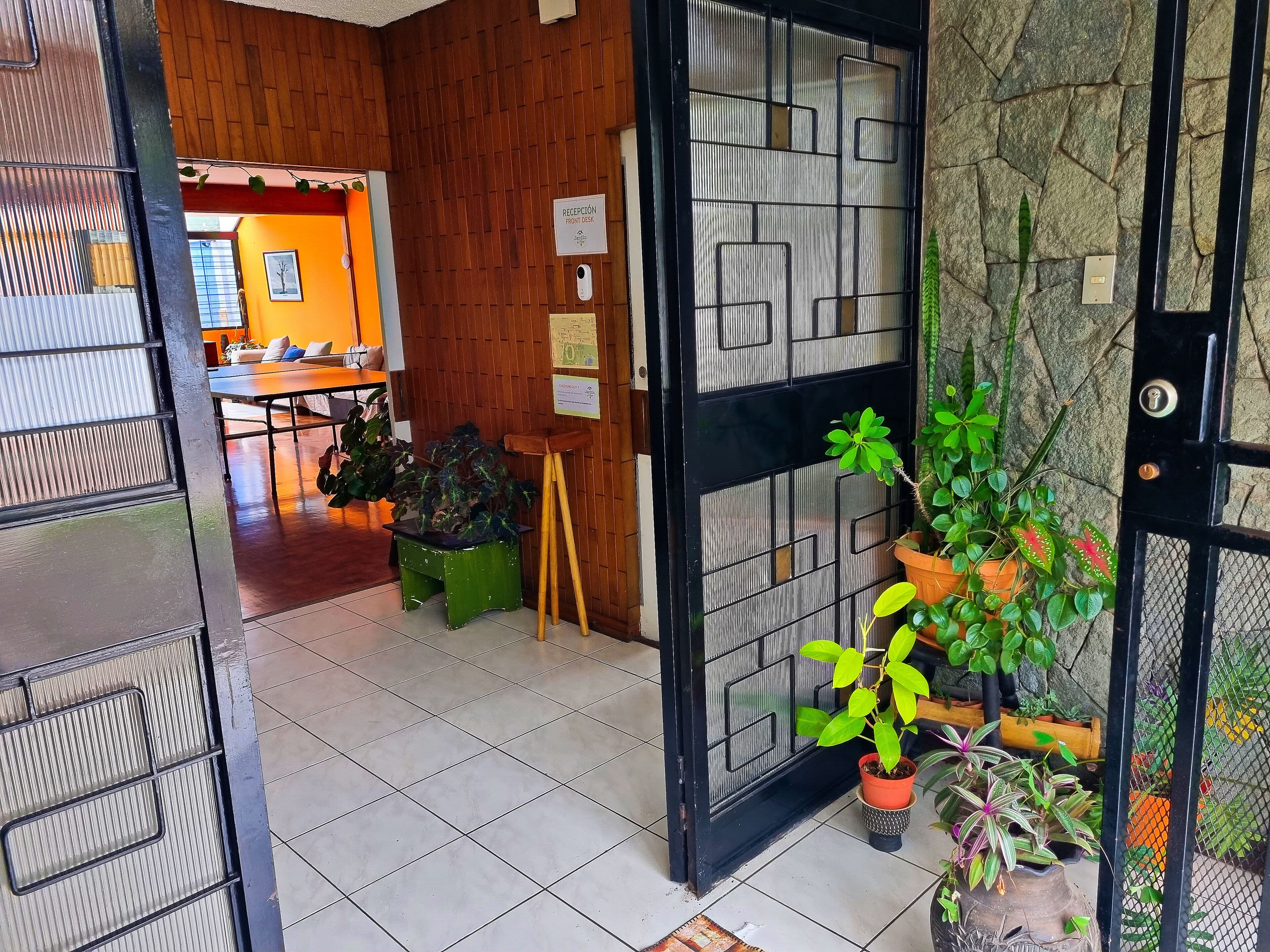 Voorkant van accommodatie