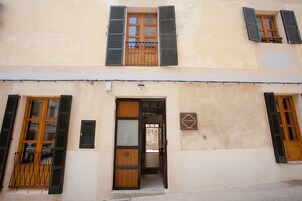 A szálláshely homlokzata