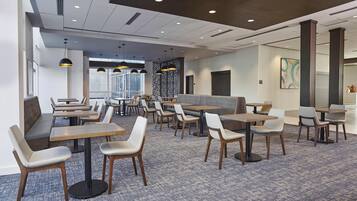 Breakfast, lunch and dinner served