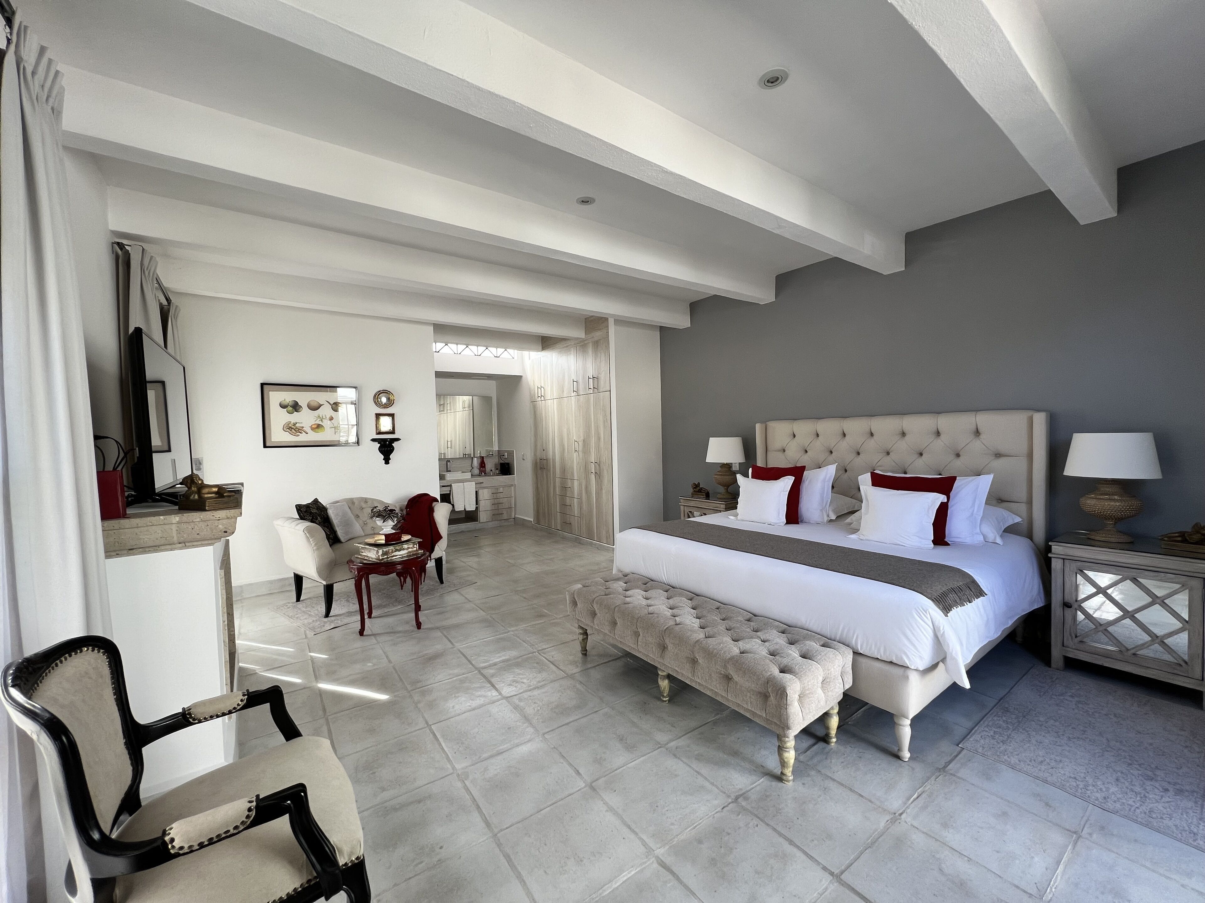 Suite Grand, 1 cama King size, vista a la ciudad | 1 habitación, sábanas de algodón egipcio y ropa de cama de alta calidad 