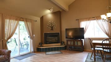 Fireplace, Netflix, Hulu, streaming services