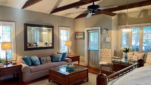 Cottage, 1 Bedroom (Taylor's Landing 27) | Living area | TV - Steinhatchee Landing Resort (Steinhatchee)